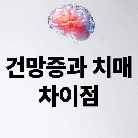 건망증과 치매 차이